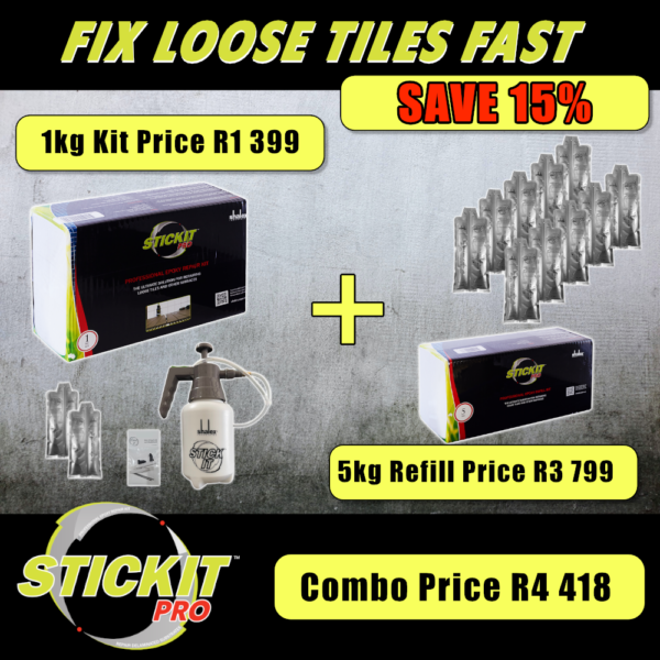 Stickit Pro Fix Loose tiles Fast