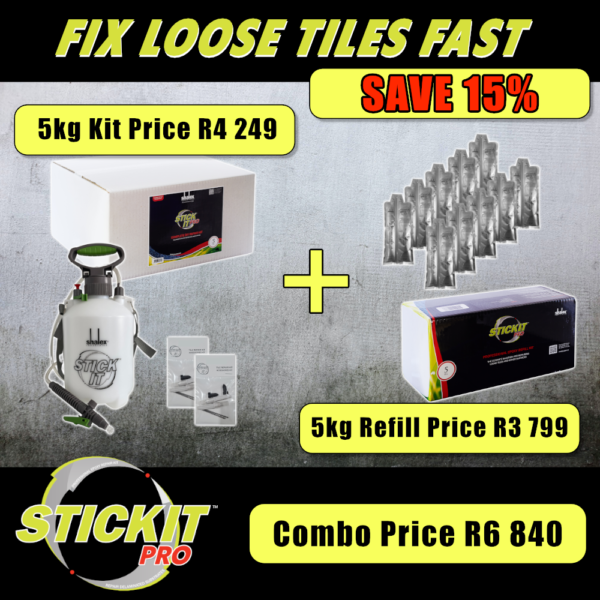 Stickit pro Fix Loose tiles Fast